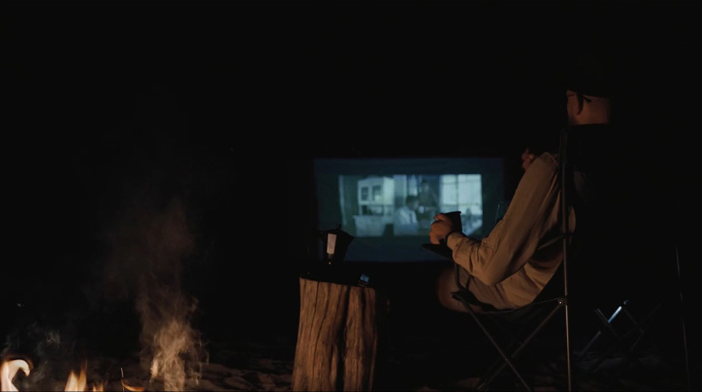 outdoor home cinema